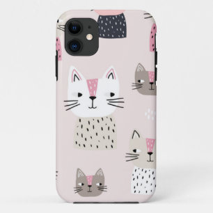 Cat pattern iPhone 11 case