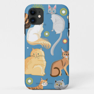 Cat pattern iPhone 11 case