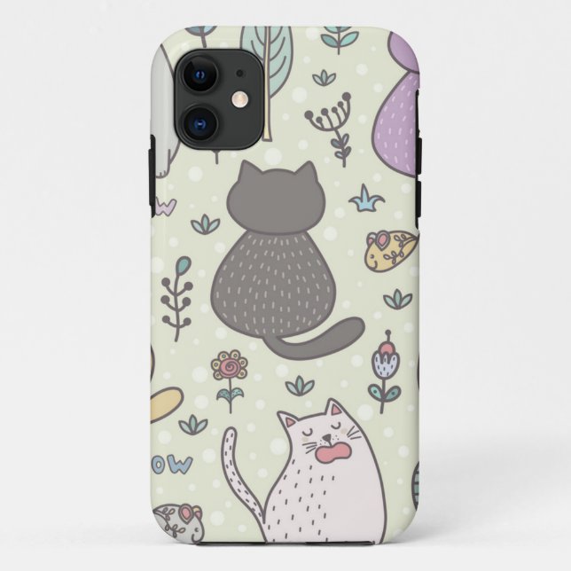 Cat pattern Case-Mate iPhone case (Back)