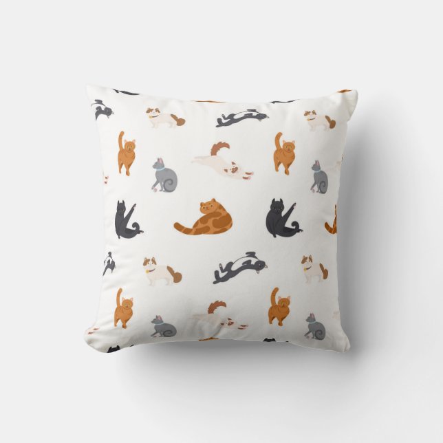 Cat pattern cushion (Front)
