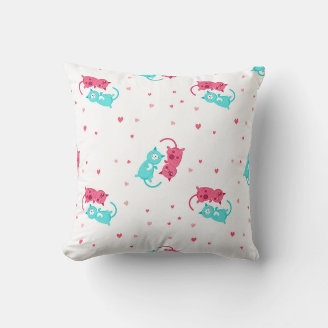 Cat pattern cushion (Front)