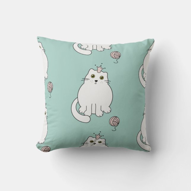 Cat pattern cushion (Front)