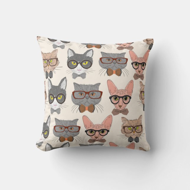 Cat pattern cushion (Front)