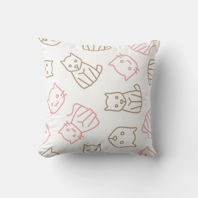 Cat pattern cushion (Front)