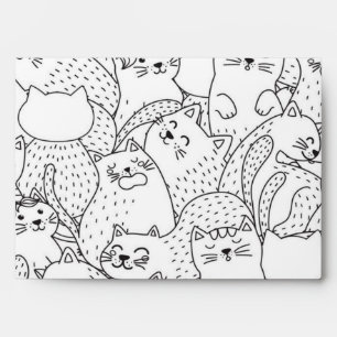 Cat pattern envelope