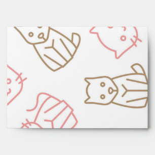 Cat pattern envelope