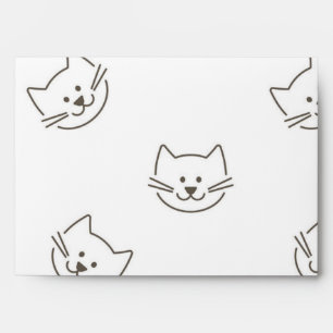 Cat pattern envelope