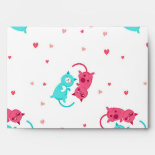 Cat pattern envelope