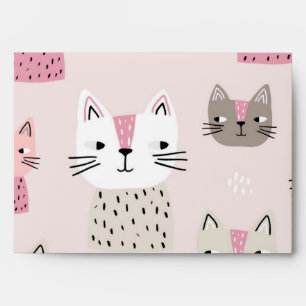 Cat pattern envelope