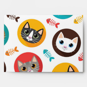 Cat pattern envelope