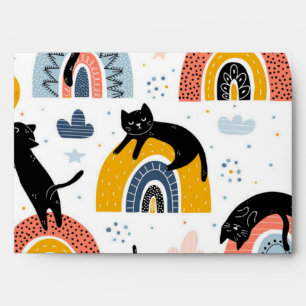 Cat pattern envelope