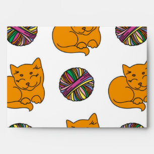 Cat pattern envelope