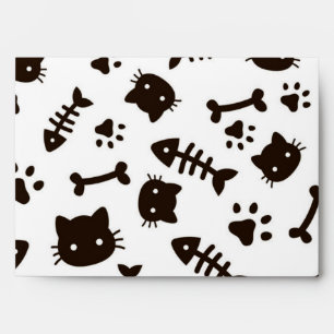 Cat pattern envelope