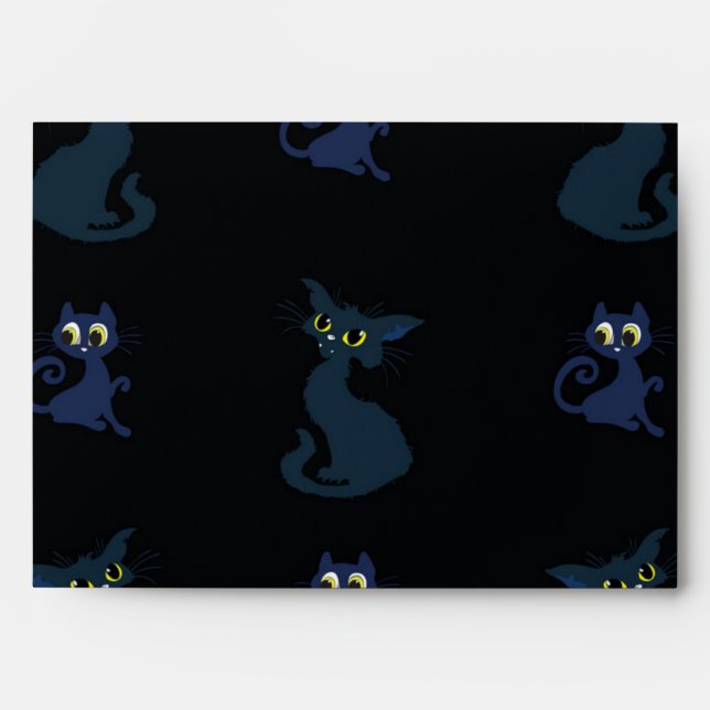 Cat pattern envelope (Front)