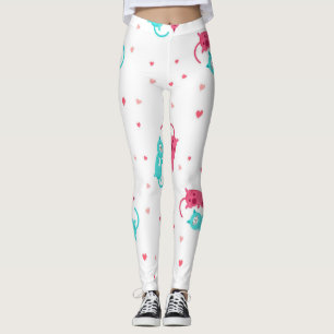 Cat pattern leggings