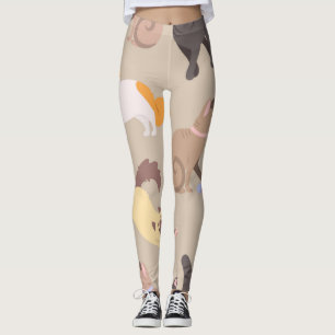Cat pattern leggings