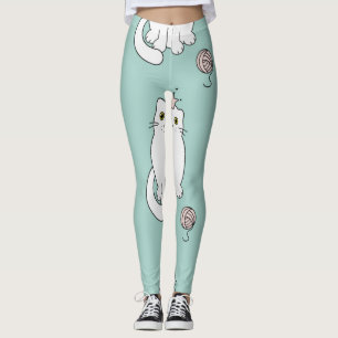 Cat pattern leggings