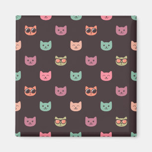 Cat pattern magnet