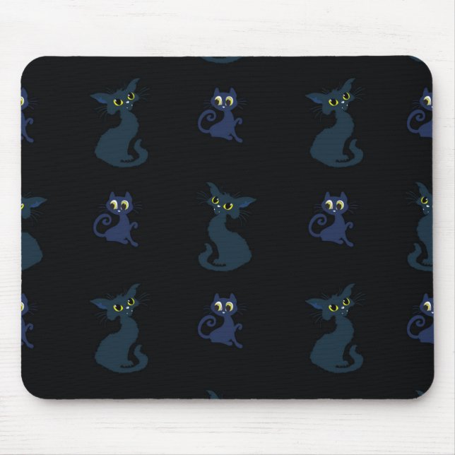 Cat pattern mouse mat (Front)