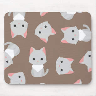 Cat pattern mouse mat