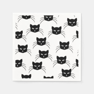 Cat pattern napkin