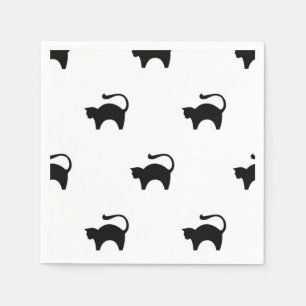 Cat pattern napkin