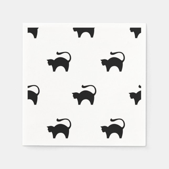 Cat pattern napkin (Front)