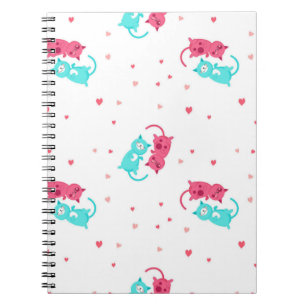 Cat pattern notebook