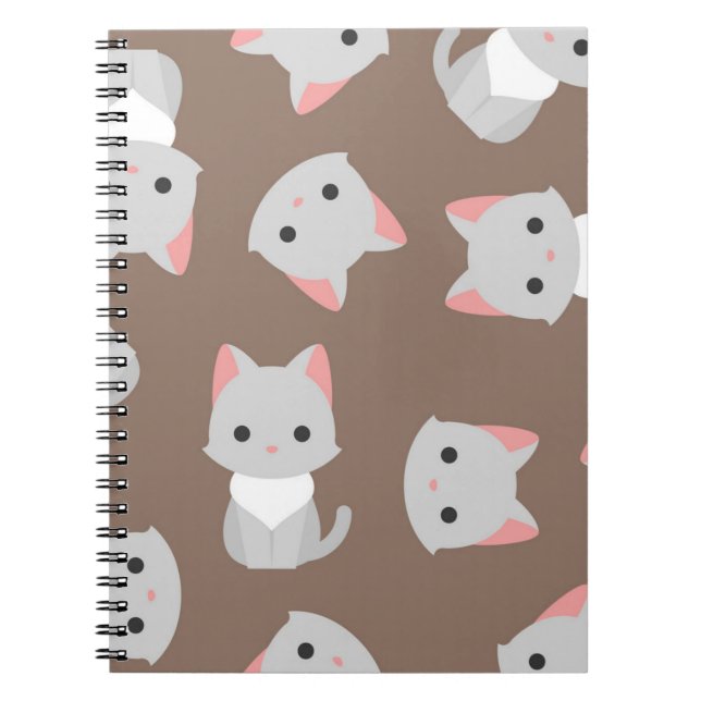 Cat pattern notebook (Front)