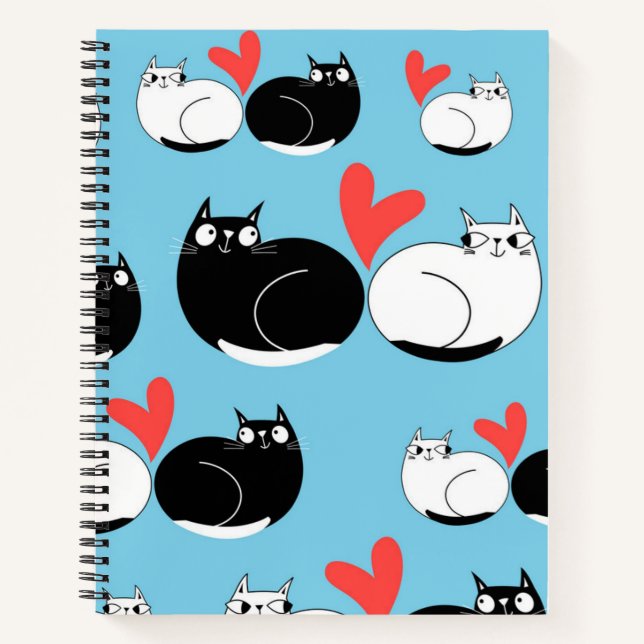 Cat pattern notebook (Front)