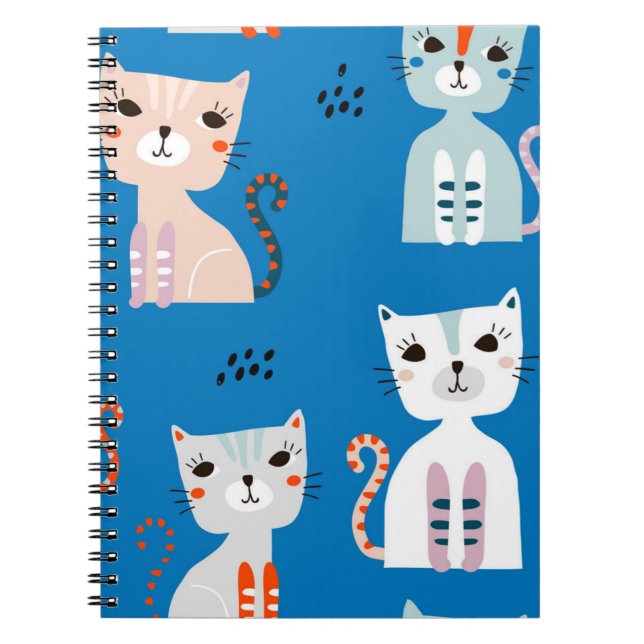 Cat pattern notebook (Front)