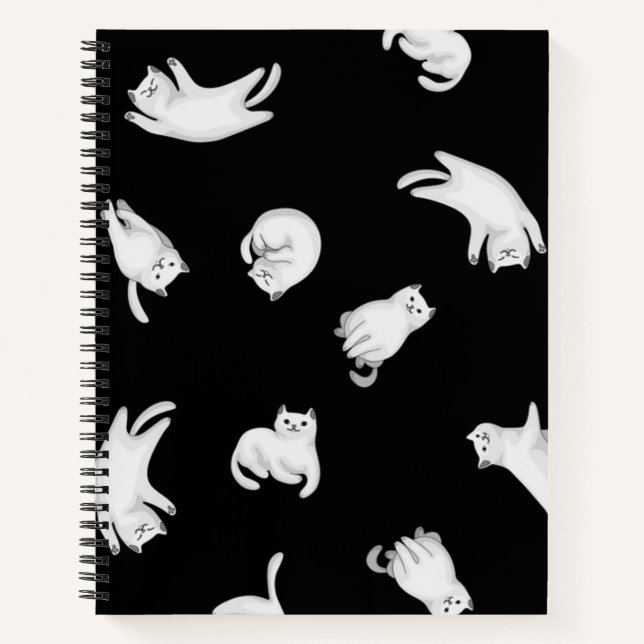 Cat pattern notebook (Front)