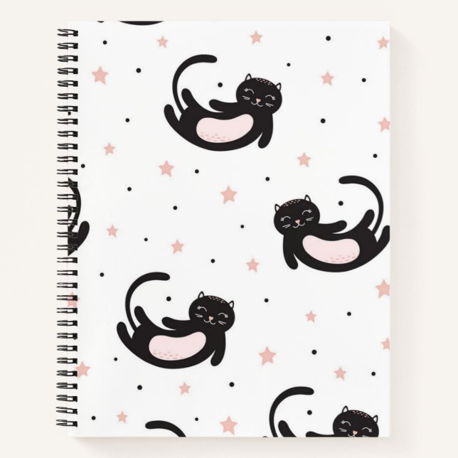 Cat pattern notebook (Front)