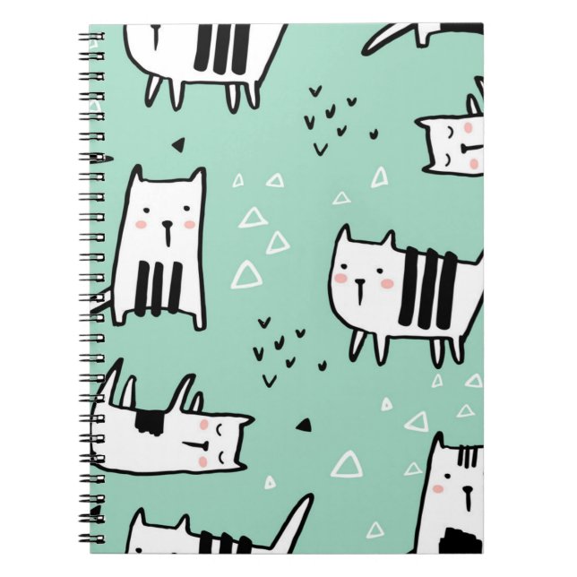 Cat pattern notebook (Front)