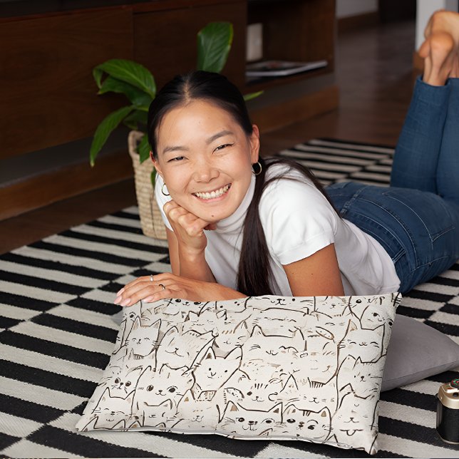Cat Pattern Pillowcase (Creator Uploaded)