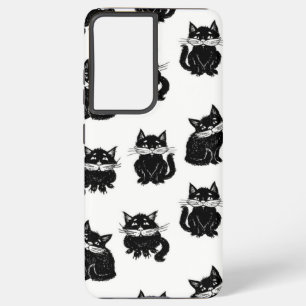 Cat pattern samsung galaxy case
