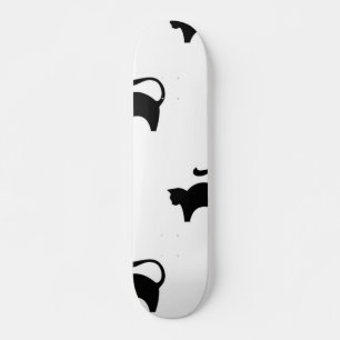 Cat pattern skateboard