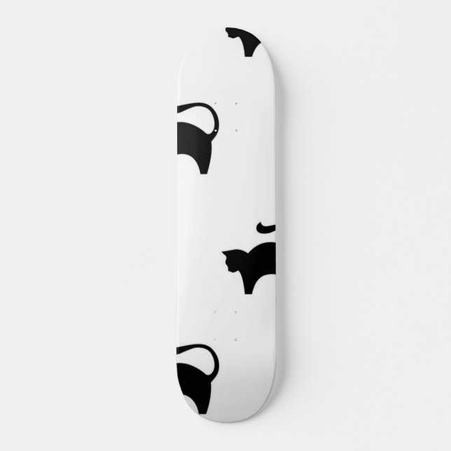 Cat pattern skateboard (Front)