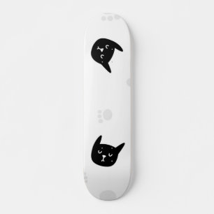 Cat pattern skateboard