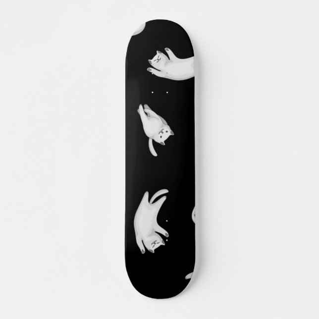 Cat pattern skateboard (Front)