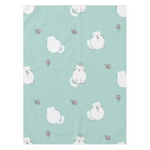 Cat pattern tablecloth