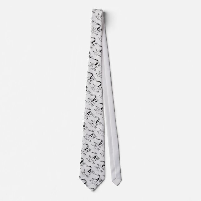 Cat pattern tie (Front)