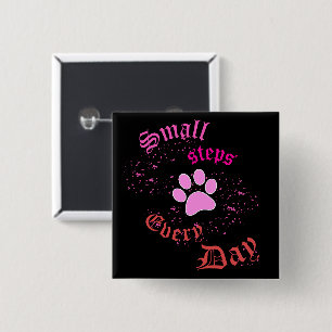 Cat Paw Button   Small Steps Every Day
