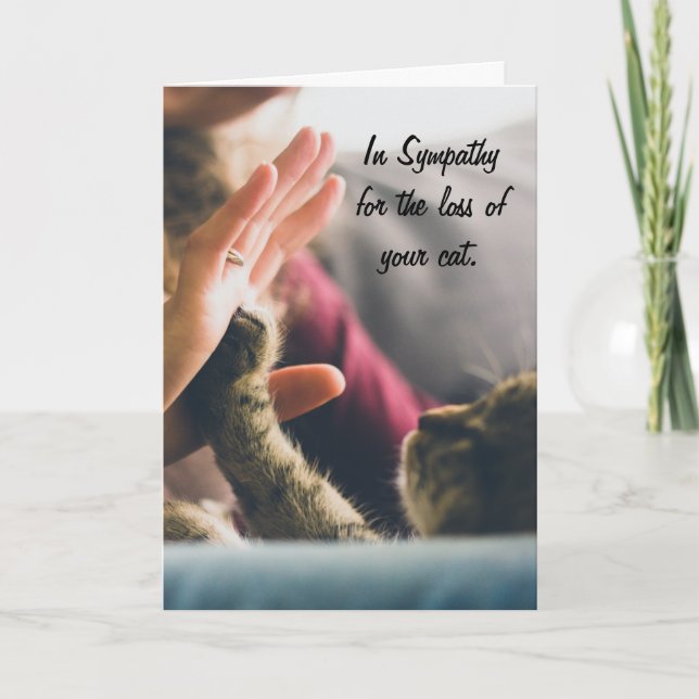 Cat Paw High-five Card (Front)