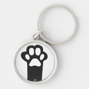 Cat paw key ring