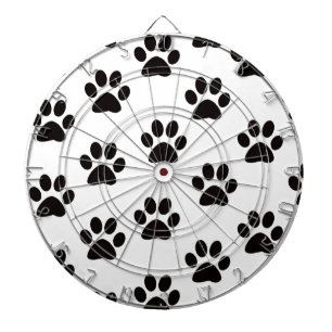 Cat Paw Prints Dart Board
