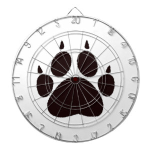 Cat Paw Prints Dartboard