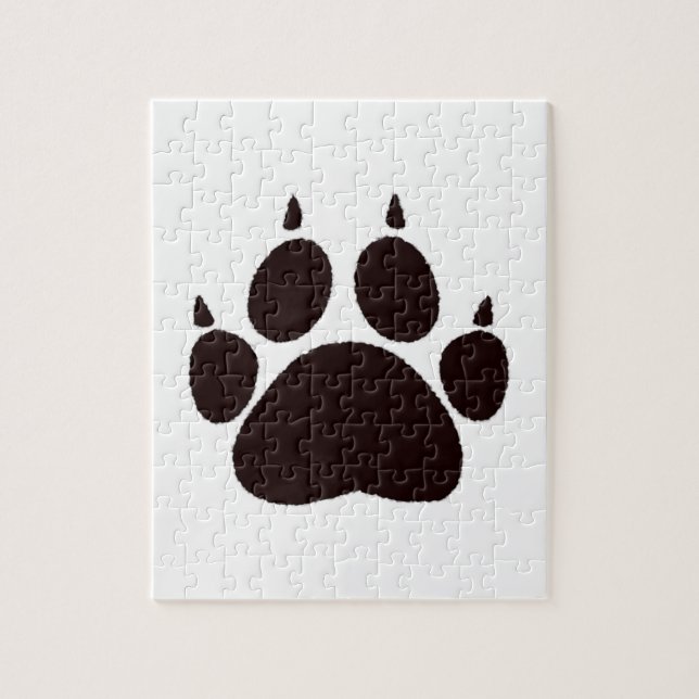Cat Paw Prints Jigsaw Puzzle (Vertical)