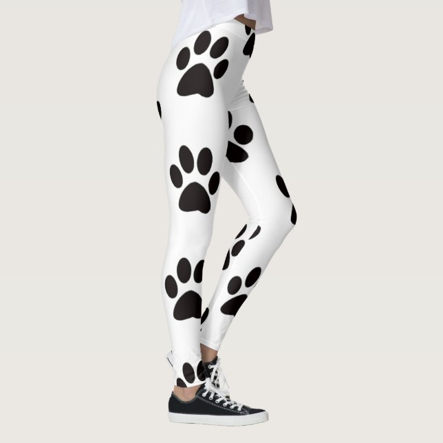 Cat Paw Prints Leggings (Right)