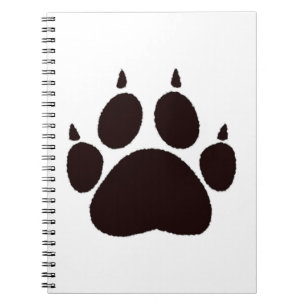 Cat Paw Prints Notebook